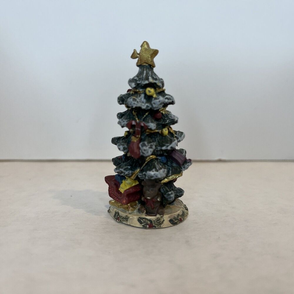 Novelino Pewter Gift Lot of 3 Christmas Church Santa Tree Figure Holiday 2.5" - Picture 10 of 16